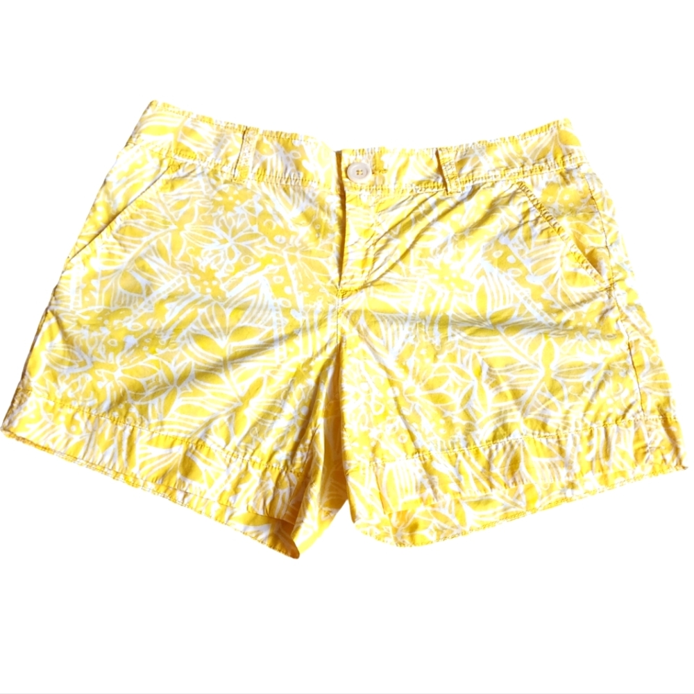 Lilly Pulitzer Yellow Shorts 6